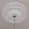 Ekena Millwork Flagstone Ceiling Medallion (Fits Canopies up to 3 7/8"), 30"OD x 3 7/8"ID x 3 1/4"P, Primed White CM30FL - alternate 8
